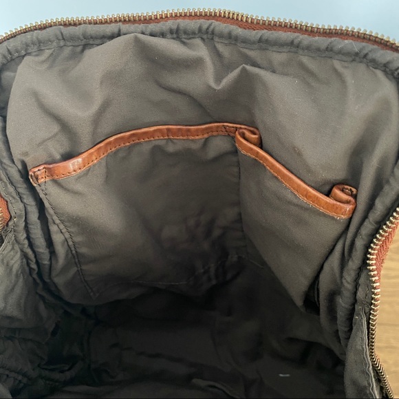 Anthropologie Vilenca Holland Cognac Leather Backpack - Picture 7 of 7